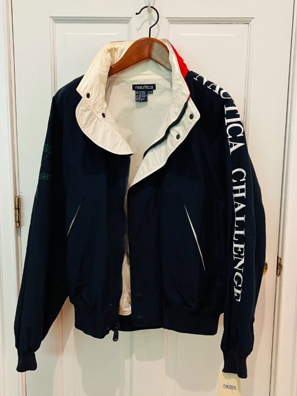 Vintage 90s Nautica J Class Challenge Sailing Jacket Men’s XL NEW with Tags!